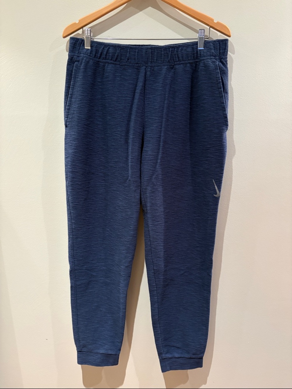 Nike Dark Navy Textured Training Joggers
